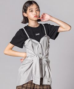 ZIDDY / ジディー その他トップス | マルチウェイ長袖シアーシャツ＆半袖ロゴTセット(130~160cm)