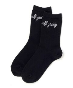 ZIDDY / ジディー ソックス | 【日本製】配色ロゴクルーソックス(19~24cm)