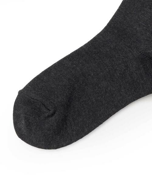 ZIDDY / ジディー ソックス | 【日本製】シアー切替ロゴニーハイソックス(19~24cm) | 詳細5