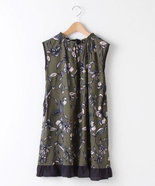 セール フラワープリントノースリーブワンピース ミニ丈 ひざ丈ワンピース Zuppa Di Zucca ズッパ ディ ズッカ ファッション通販 タカシマヤファッションスクエア